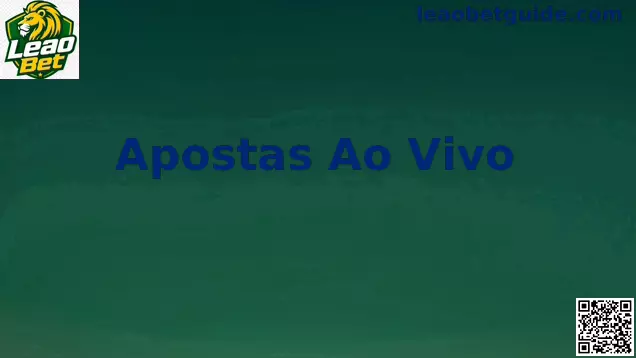 Plataforma de Apostas Ao Vivo Leao Bet com dados estatísticos em tempo real