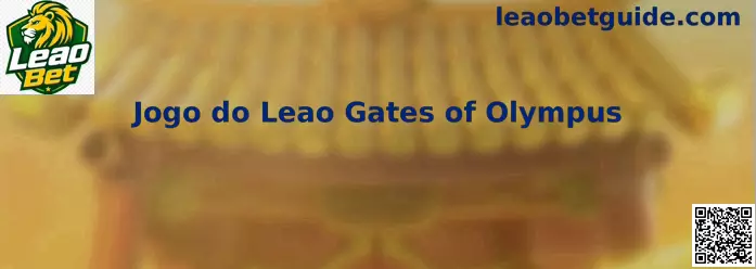 Representação visual do Jogo do Leao Gates of Olympus