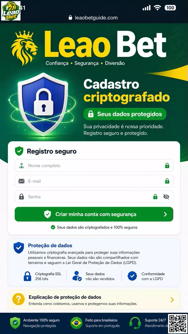 Registro Seguro Leao Bet