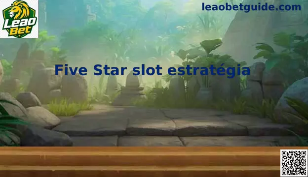 Tela ilustrativa do jogo Five Star e de seus símbolos clássicos