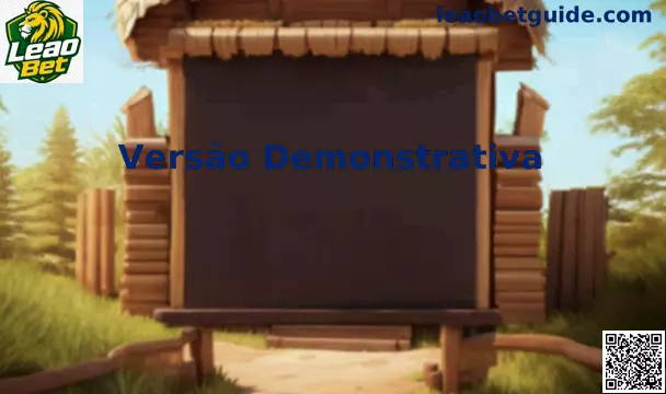 Tela ilustrativa da Versão Demonstrativa disponível para jogos de cassino na Leao Bet